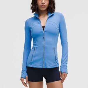 NWT Lululemon Define Jacket *Nulu, Sz 6, Pool Party/Mirror Silver